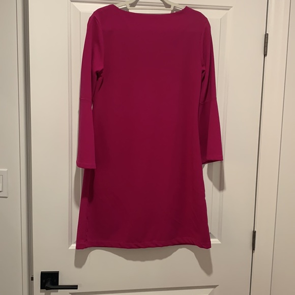 Bell sleeve pink “mini” dress. Size small. NEVER WORN. - Picture 3 of 4